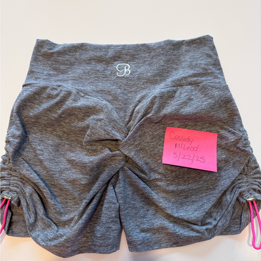 Bombshell Sportswear Grey Toggle Shorts